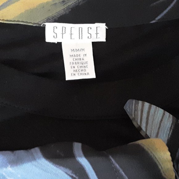 SPENSE  Black Top EUC M - Picture 7 of 8